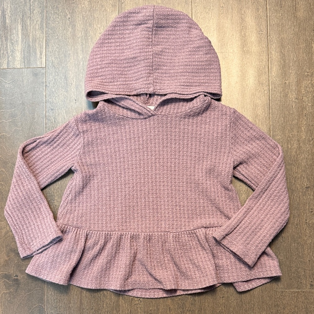 Tucker + Tate Mauve Peplum Hoodie